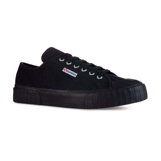 Black - Front - Superga Unisex Adult 2630 Cotu Trainers