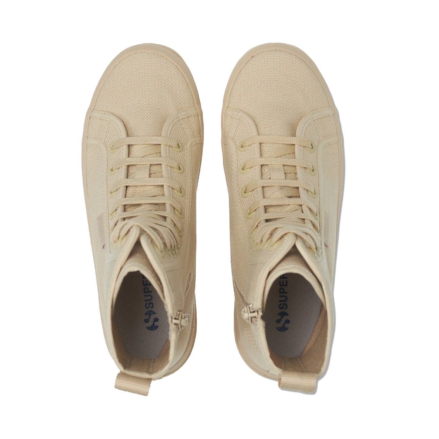 Total Beige-Almond - Lifestyle - Superga Womens-Ladies 2641 Alpina High Tops