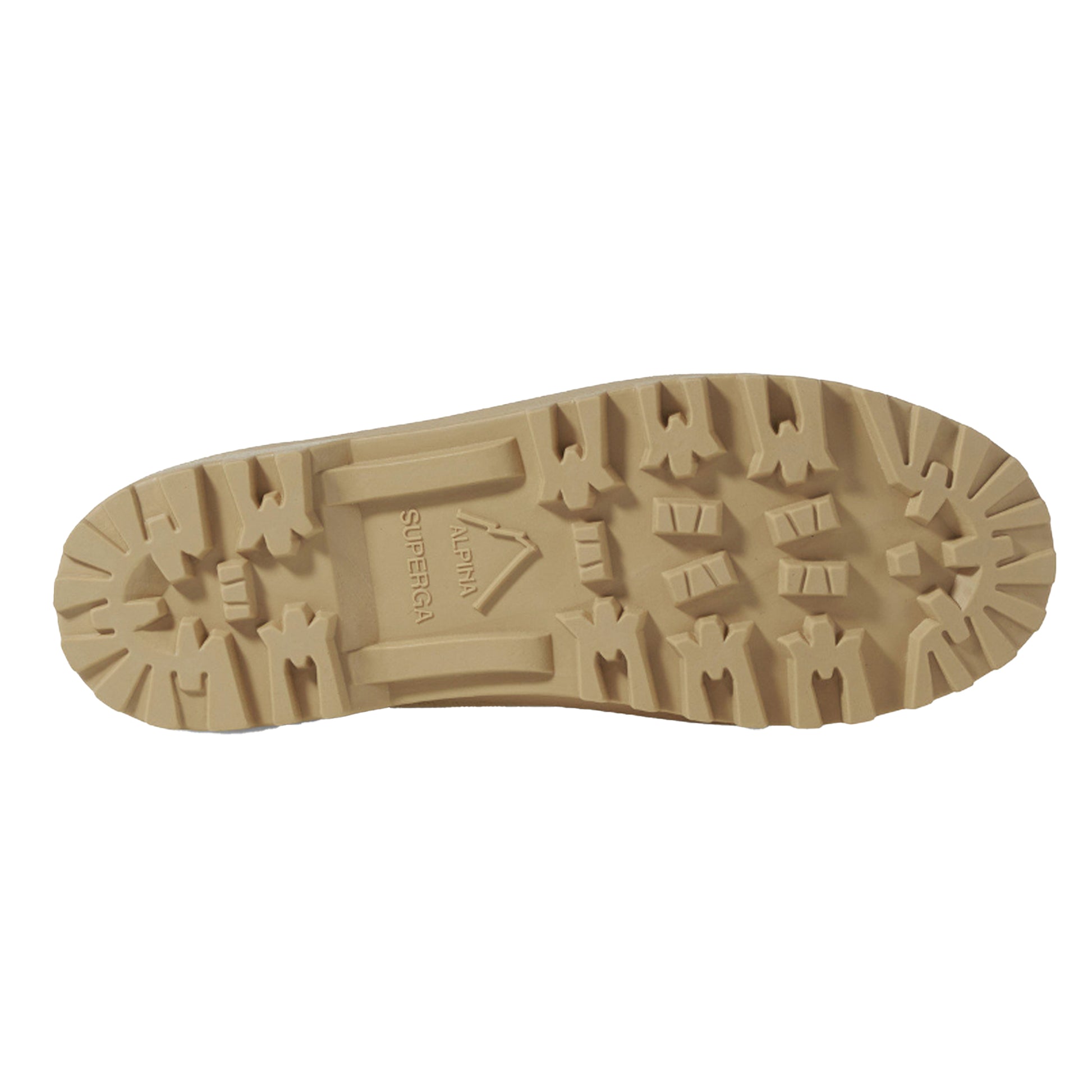 Total Beige-Almond - Pack Shot - Superga Womens-Ladies 2641 Alpina High Tops