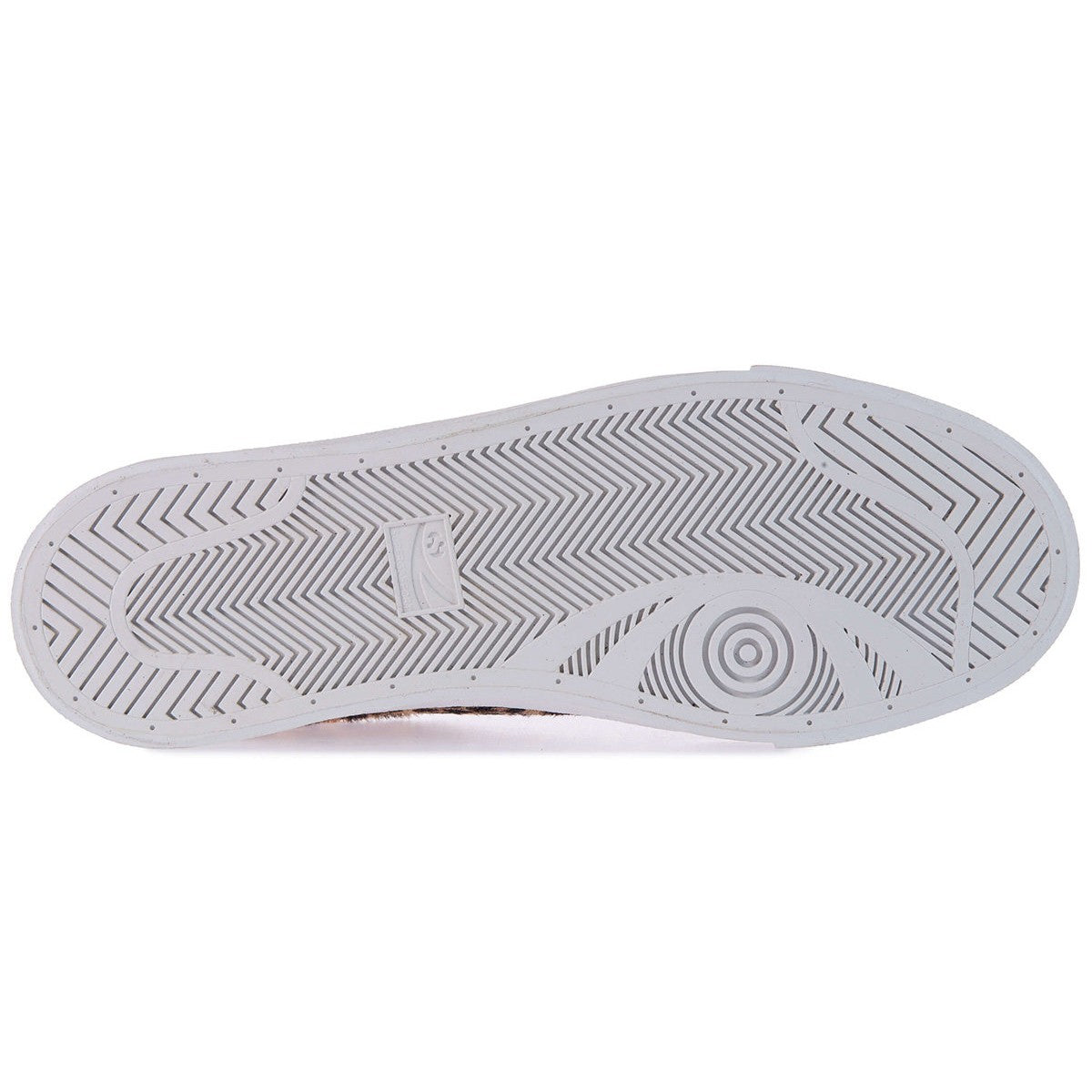 Beige - Lifestyle - Superga Womens-Ladies 2843 Club S Leopard Print Cowhide Leather Trainers
