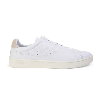 White-White Avorio - Side - Superga Mens 4833 Lendl Match Leather Trainers