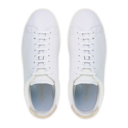 White-White Avorio - Lifestyle - Superga Mens 4833 Lendl Match Leather Trainers