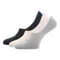 Black-Grey-Beige - Back - Superga Womens-Ladies No Show Socks (Pack of 3)