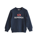 Navy - Front - Superga Childrens-Kids Logo Sweatshirt