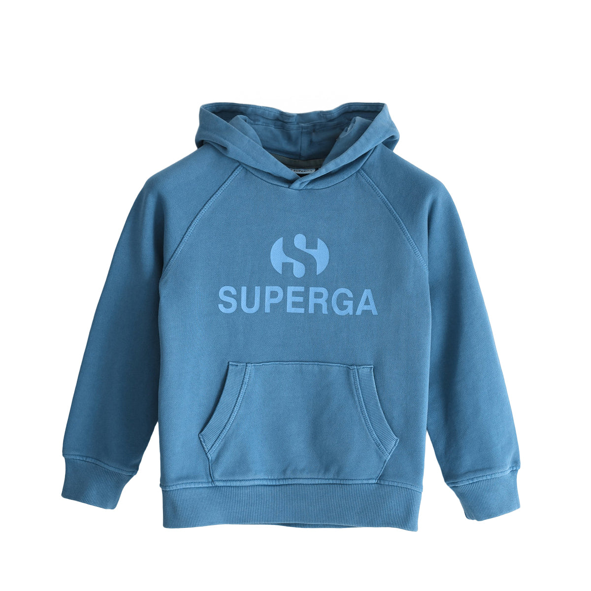 Avion - Front - Superga Childrens-Kids Logo Cotton Hoodie