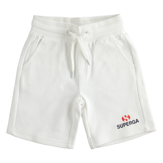 White - Front - Superga Childrens-Kids Casual Shorts