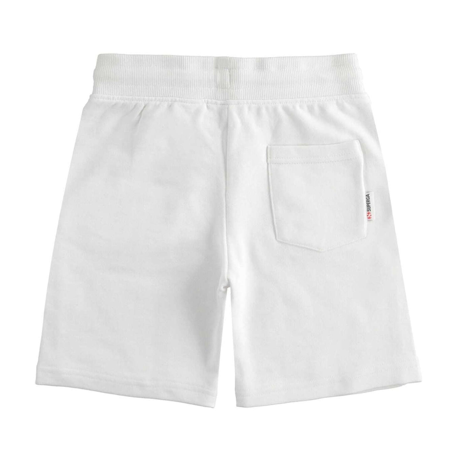 White - Back - Superga Childrens-Kids Casual Shorts