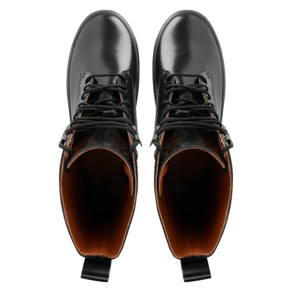 Total Black - Lifestyle - Superga Womens-Ladies 3341 Alpina Box Leather Ankle Boots