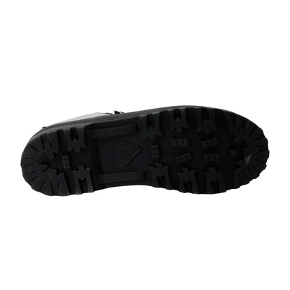 Total Black - Pack Shot - Superga Womens-Ladies 3341 Alpina Box Leather Ankle Boots