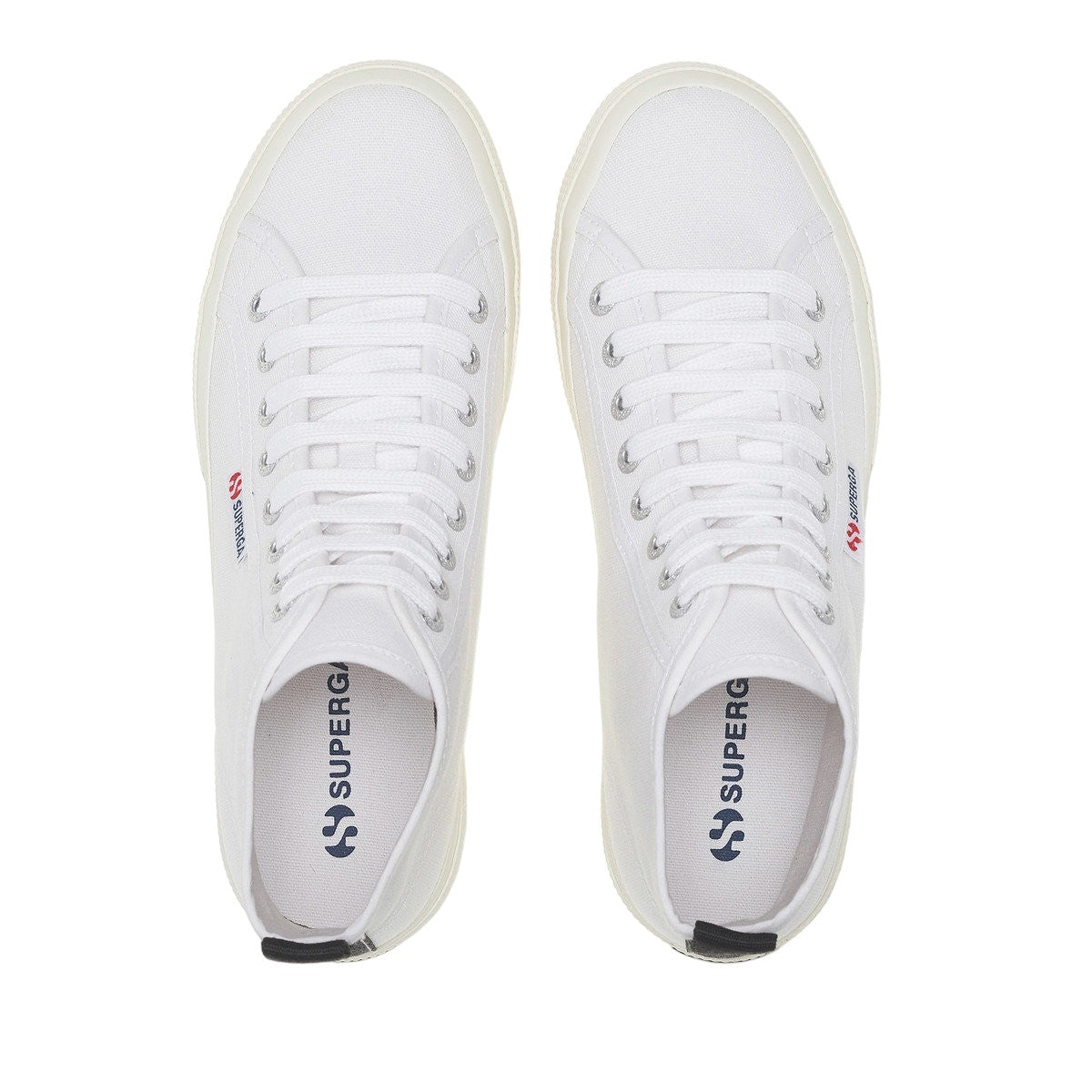White-Black-Avorio - Lifestyle - Superga Unisex Adult 2750 Cotton Mid Cut High Tops