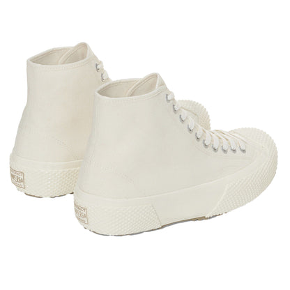 White Mastice - Back - Superga Mens 2435 Milspec Cotton Canvas High Tops