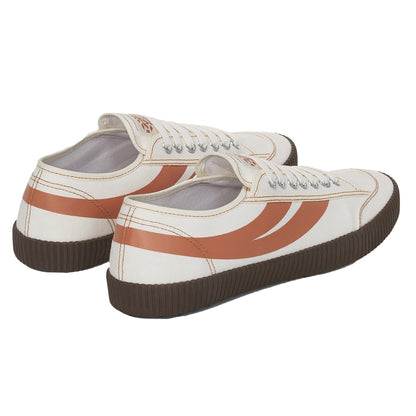 White Avorio-Brown - Back - Superga Mens 2619 St 1 Trainers