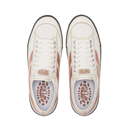 White Avorio-Brown - Pack Shot - Superga Mens 2619 St 1 Trainers