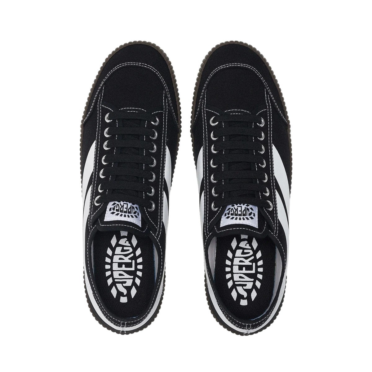 Black-White - Pack Shot - Superga Mens 2619 St 1 Trainers