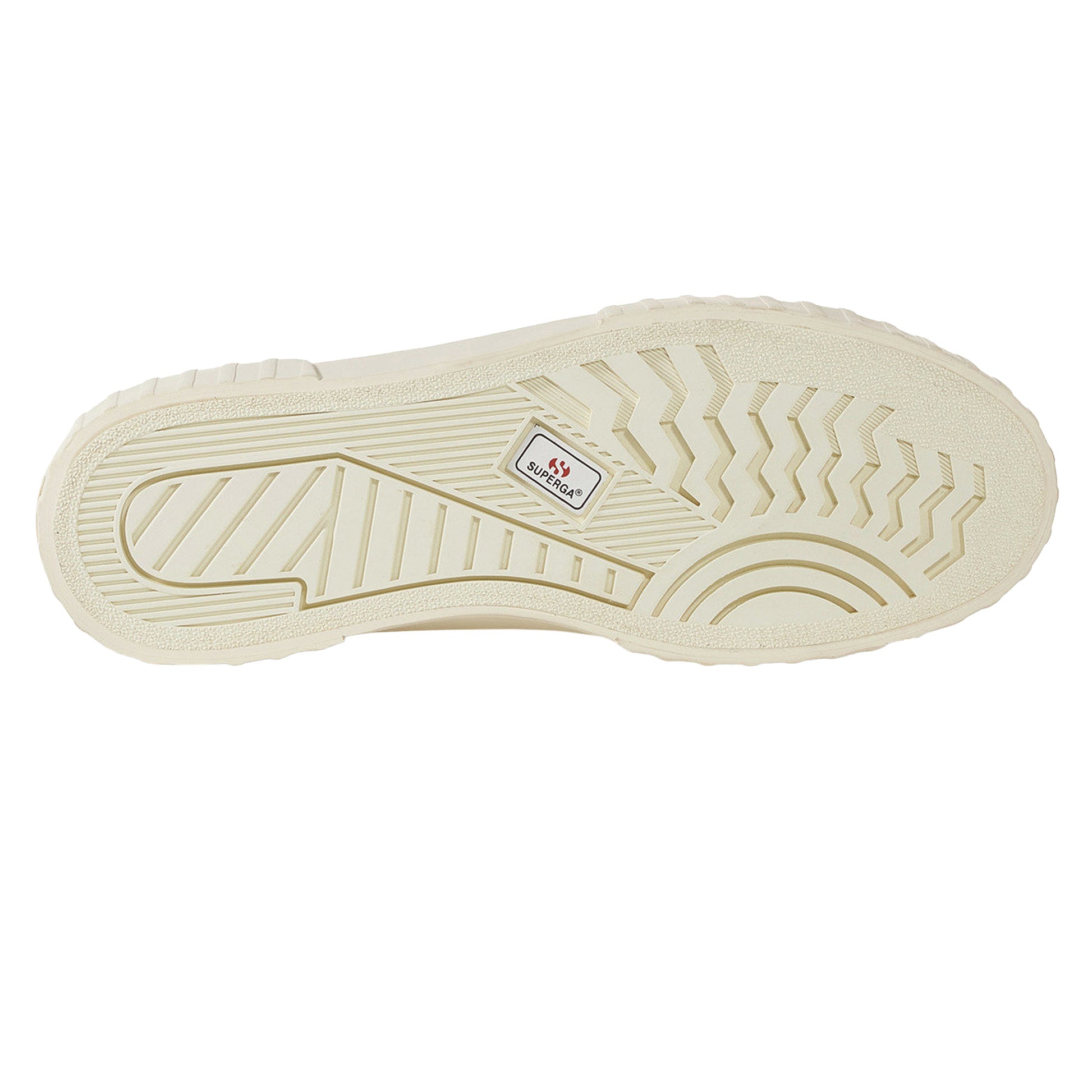 Beige Natural-Navy - Pack Shot - Superga Womens-Ladies 2630 Stripe Sketched Flowers Trainers