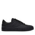 Total Black - Front - Superga Unisex Adult 4834 Club S Swallow Vegan Leather Trainers