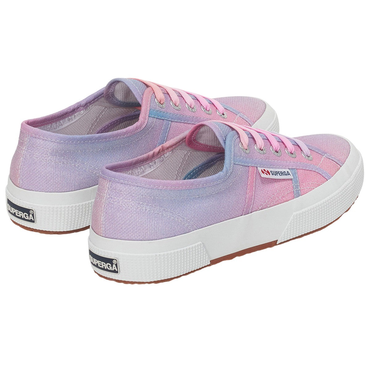 Pink-Fuchsia - Back - Superga Womens-Ladies 2750 Shaded Trainers