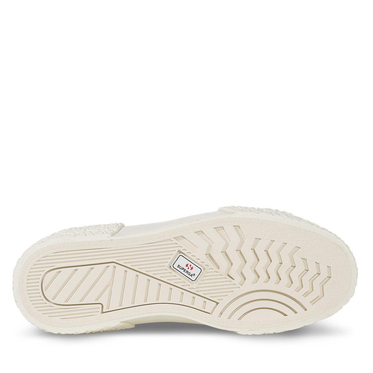 White-Off White - Lifestyle - Superga Unisex Adult 2660 Stripe Big Bumpers Trainers