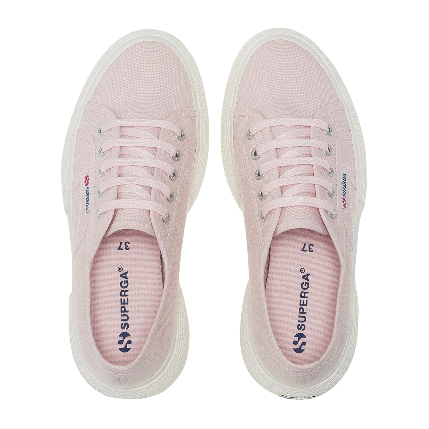 Pink Ish-Avorio - Lifestyle - Superga Womens-Ladies 2287 Bubble Trainers