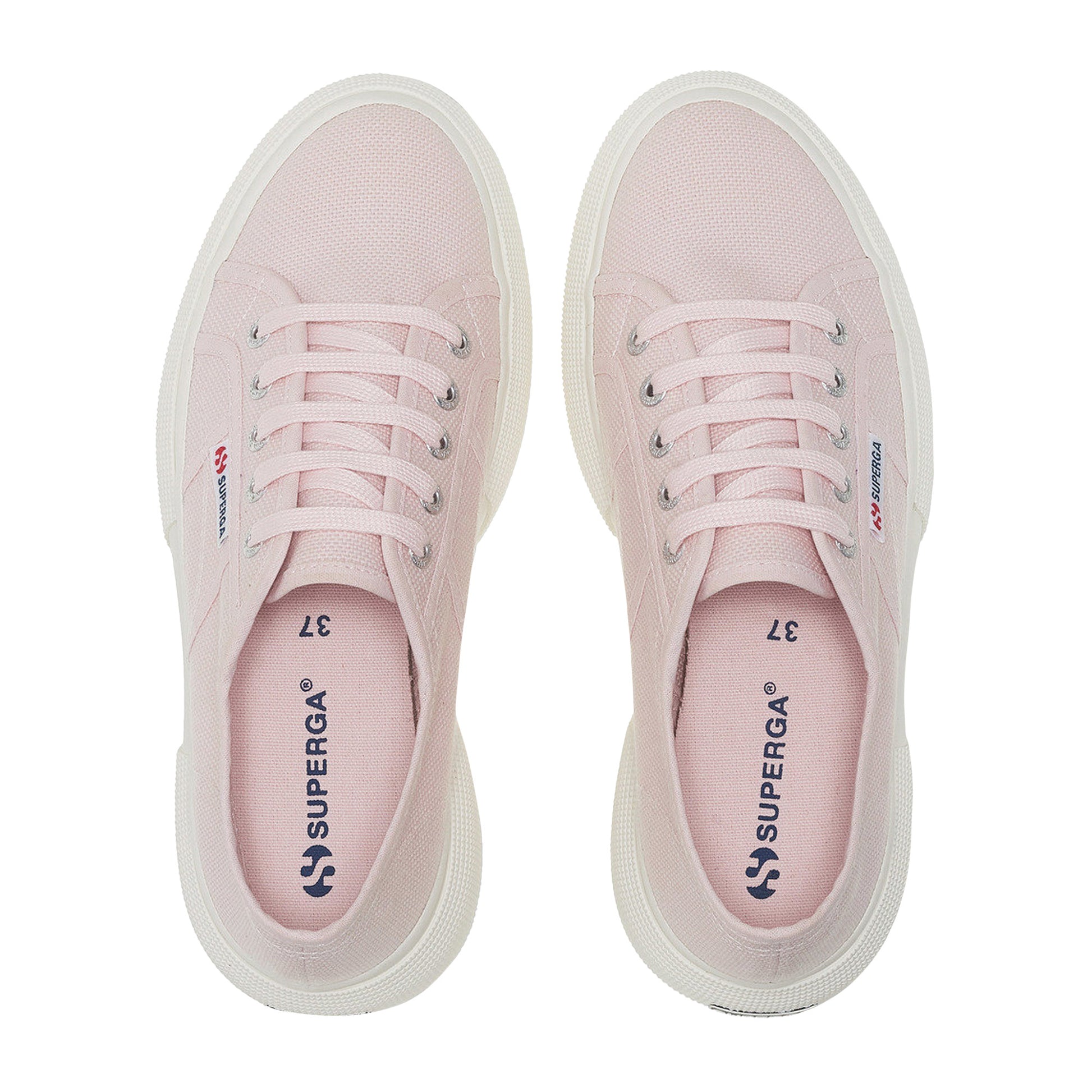 Pink Ish-Avorio - Lifestyle - Superga Womens-Ladies 2287 Bubble Trainers
