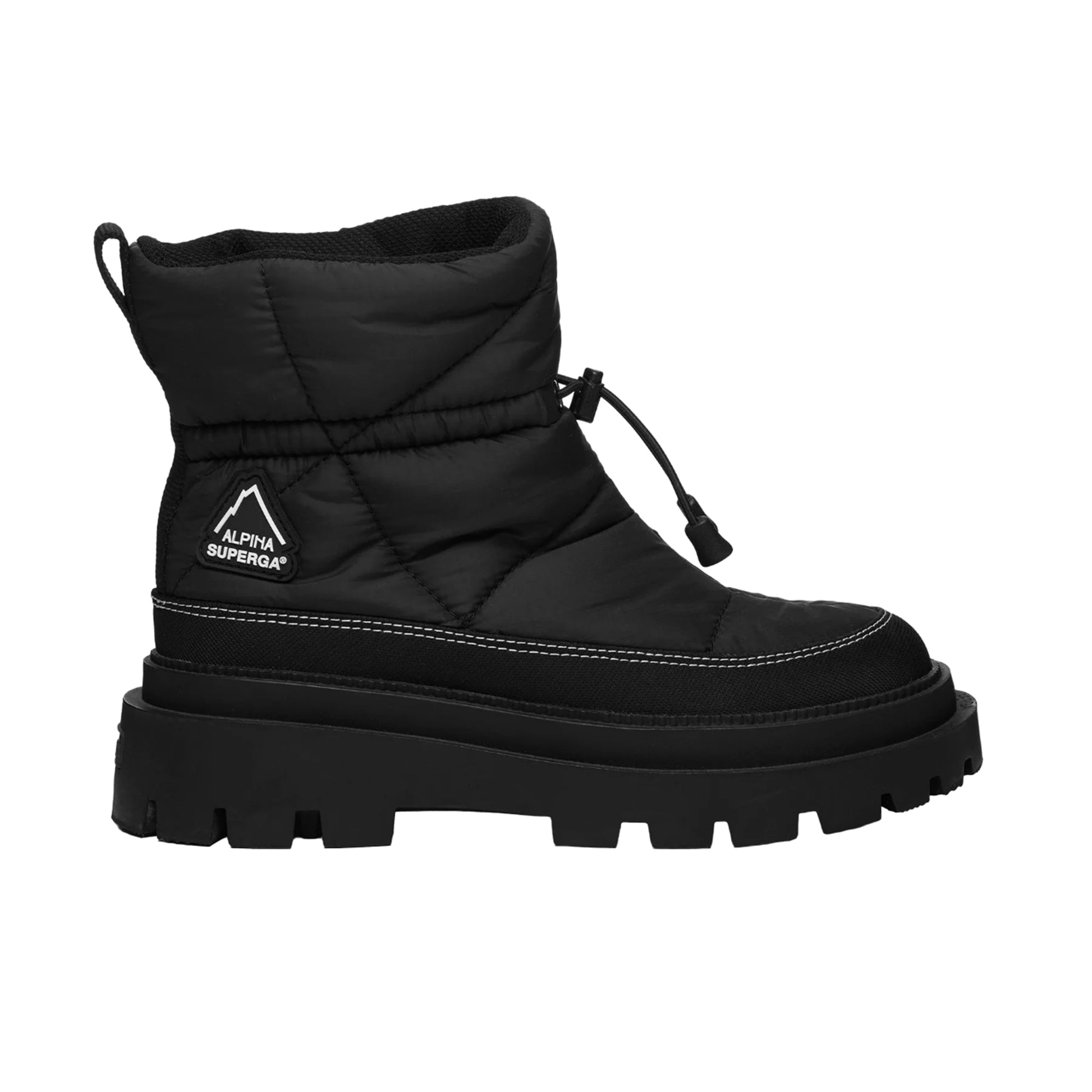 Triple Black - Lifestyle - Superga Womens-Ladies 3053 Alpina Apex Padded Boots
