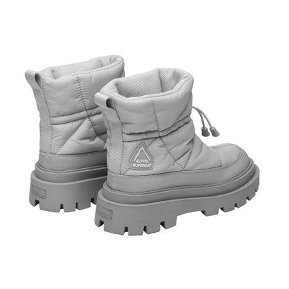 Triple Grey - Back - Superga Womens-Ladies 3053 Alpina Apex Padded Boots