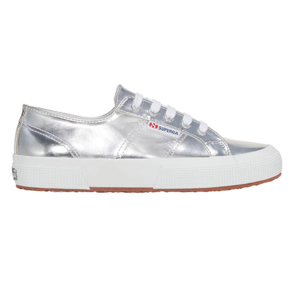 Silver - Lifestyle - Superga Womens-Ladies 2750 Mirror Synthetic Trainers