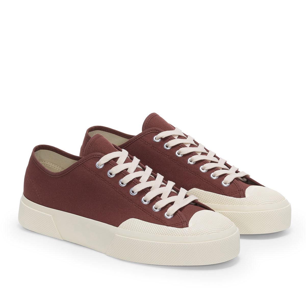 Brown-Off White - Lifestyle - Superga Unisex Adult 2432 Works Cotton Canvas Low Cut Trainers