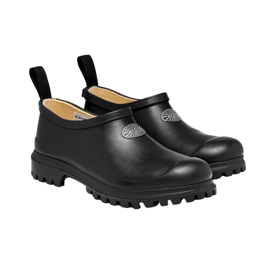 Black - Front - Superga Unisex Adult 809 Rubber Mules