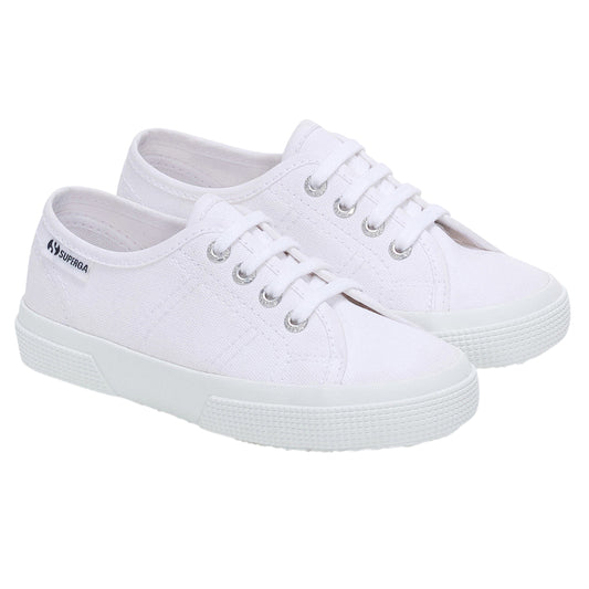White - Front - Superga Childrens-Kids 3750 Lightweight Trainers