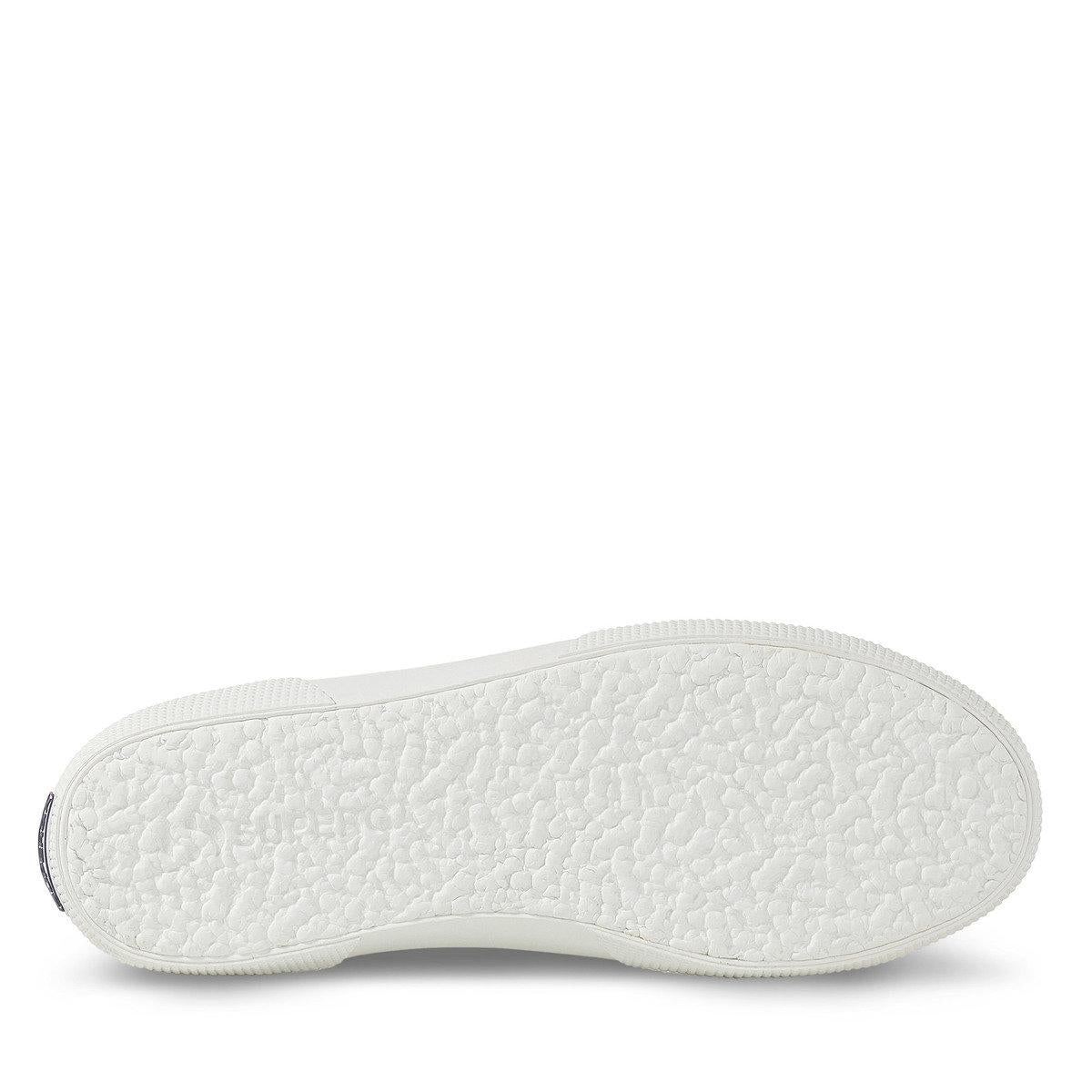 White - Lifestyle - Superga Womens-Ladies 3750 Rouched Jersey Lightweight Trainers
