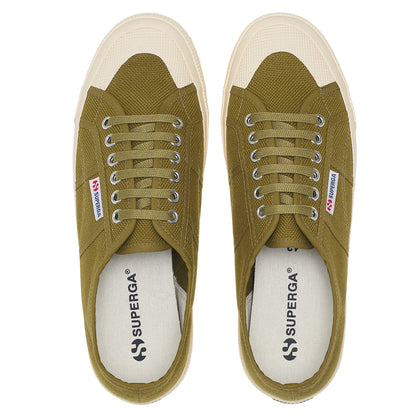 Military Green-Off White - Lifestyle - Superga Unisex Adult 2390 Military Trainers