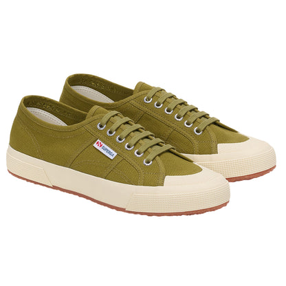 Military Green-Off White - Front - Superga Unisex Adult 2390 Military Trainers