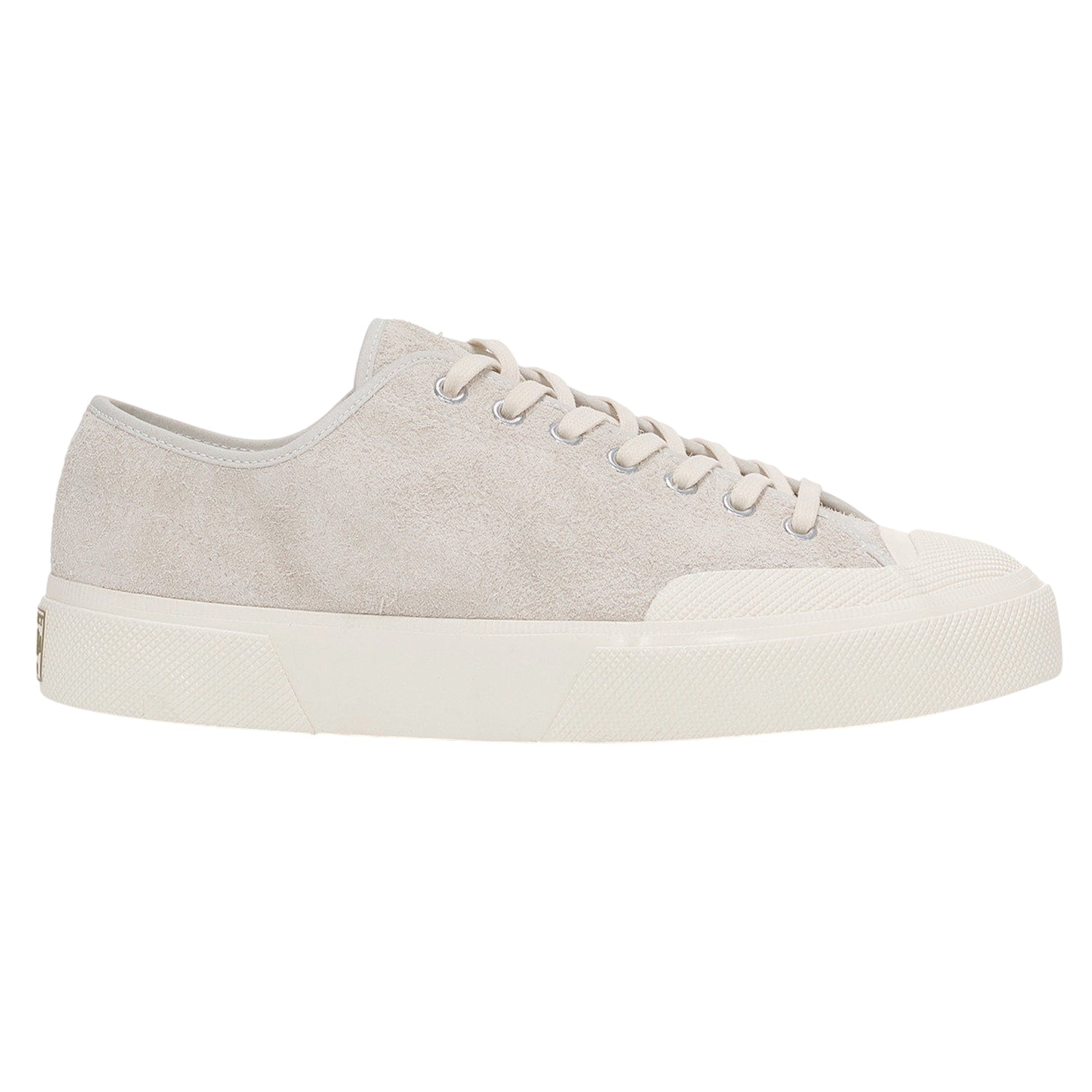 Milk White-Off White - Side - Superga Unisex Adult 2432 Works Hairy Suede Trainers
