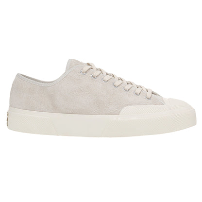 Milk White-Off White - Side - Superga Unisex Adult 2432 Works Hairy Suede Trainers
