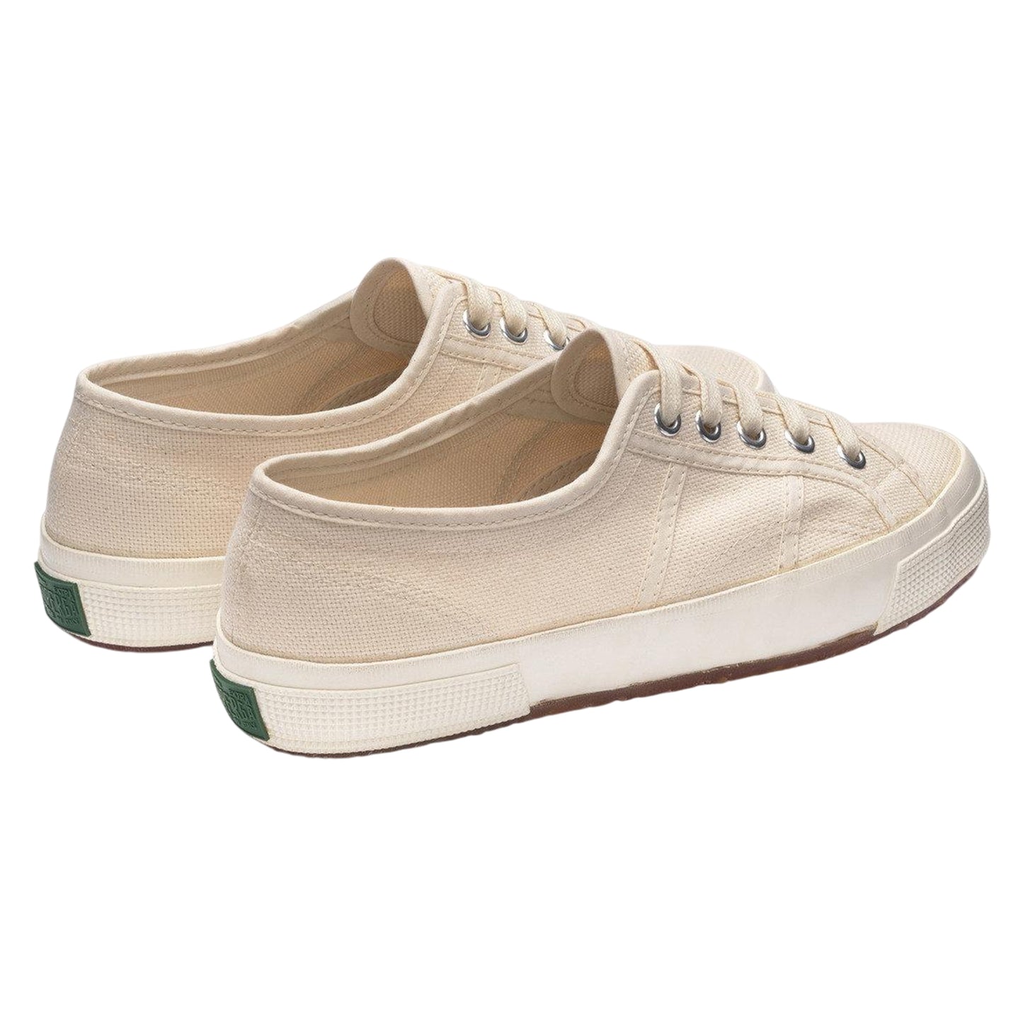 Total Beige Raw - Back - Superga Womens-Ladies 1925 Made In Italy Trainers