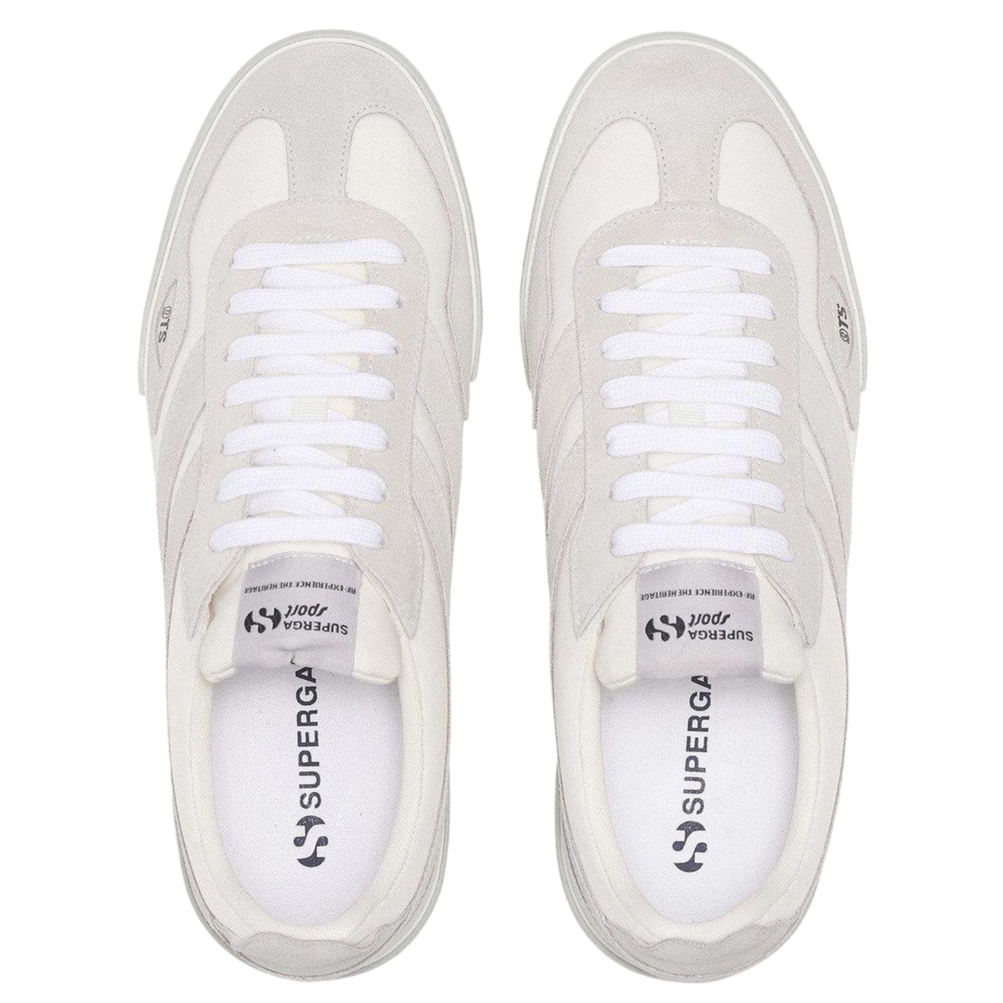 White-Grey Silver - Lifestyle - Superga Unisex Adult 1499 9Ts Court Leather Trainers