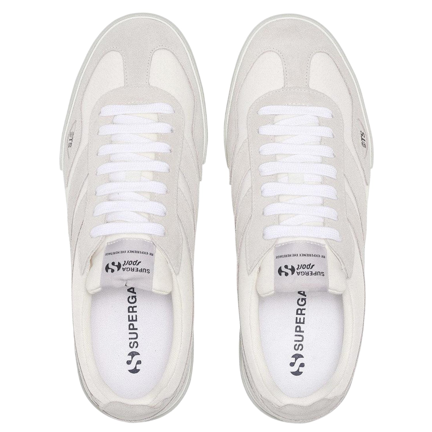 White-Grey Silver - Lifestyle - Superga Unisex Adult 1499 9Ts Court Leather Trainers