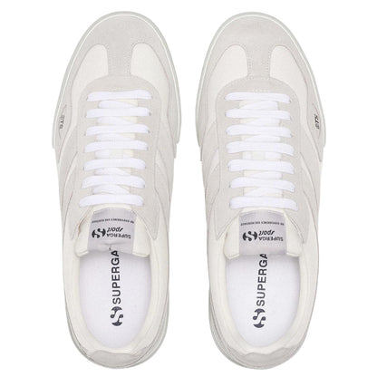 White-Grey Silver - Lifestyle - Superga Unisex Adult 1499 9Ts Court Leather Trainers