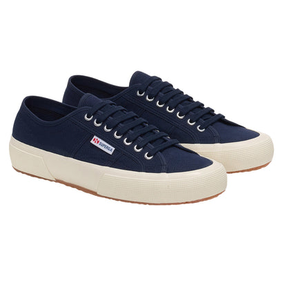 Navy-Off White - Front - Superga Unisex Adult 2750 OG Trainers