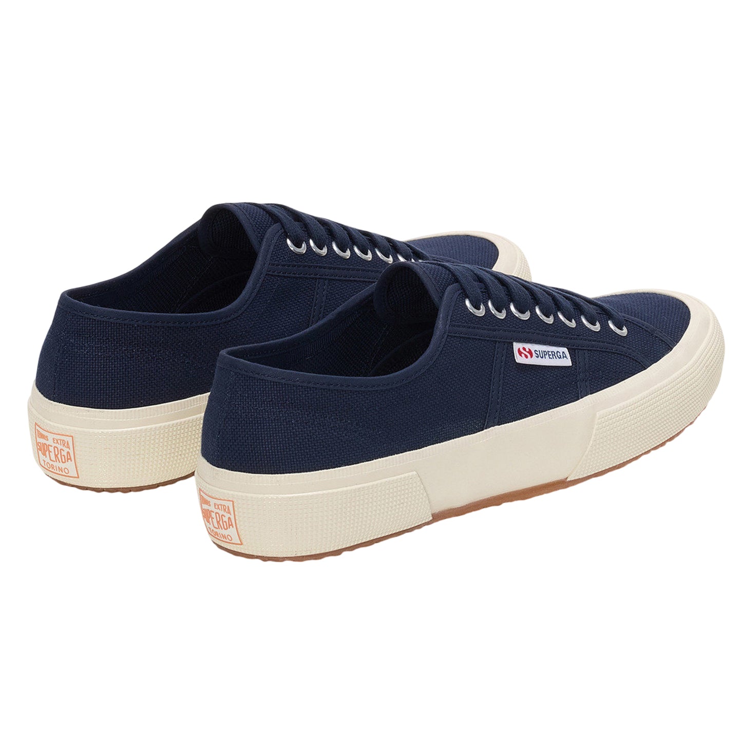 Navy-Off White - Back - Superga Unisex Adult 2750 OG Trainers