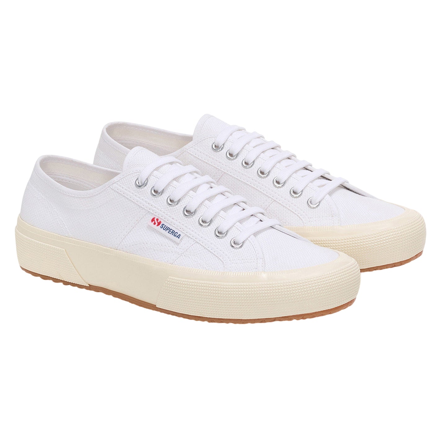White-Off White - Front - Superga Unisex Adult 2750 OG Trainers