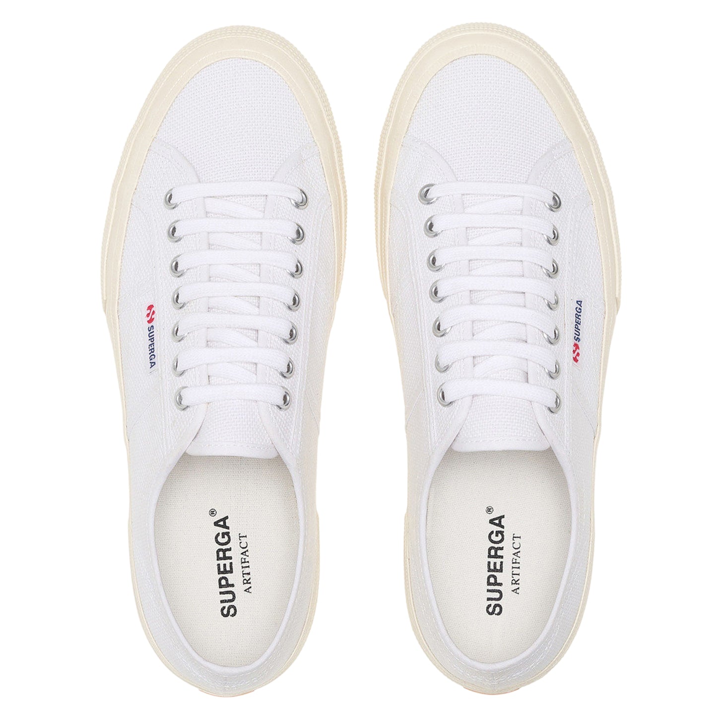 White-Off White - Pack Shot - Superga Unisex Adult 2750 OG Trainers
