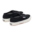 Black-White - Back - Superga Womens-Ladies 2750 Mesh Trainers