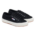 Black-White - Front - Superga Womens-Ladies 2750 Mesh Trainers