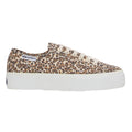 Leopard-Avorio - Lifestyle - Superga Womens-Ladies 3740 Leggera Leopard Print Platform Trainers