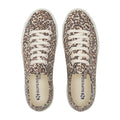 Leopard-Avorio - Pack Shot - Superga Womens-Ladies 3740 Leggera Leopard Print Platform Trainers