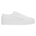 Total White - Lifestyle - Superga Womens-Ladies 2740 Sangallo Flower Trainers