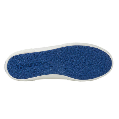 White-Blue - Side - Superga Womens-Ladies 3750 Leggera Ceramic Print Trainers