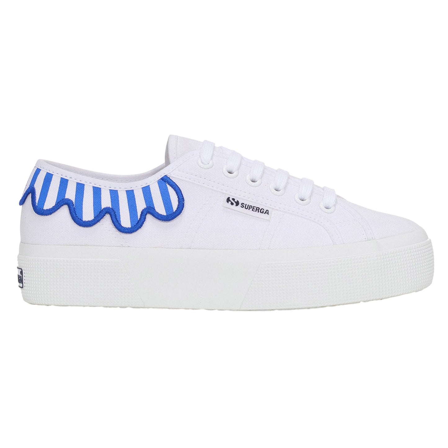 Dazzling Blue-White - Lifestyle - Superga Unisex Adult 3740 Leggera Umbrella Platform Trainers
